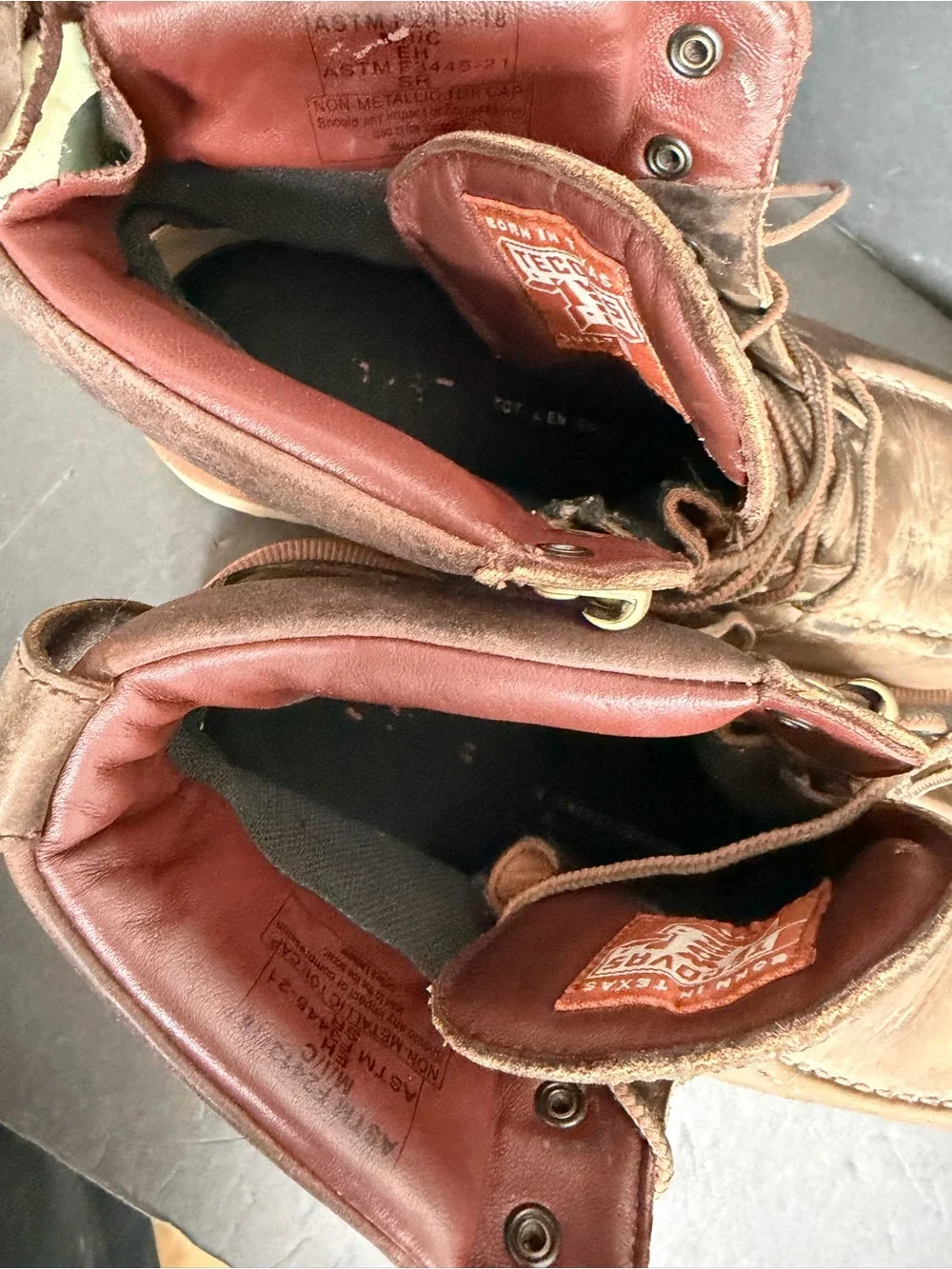 Tecovas Mens 10.5 EE LongHaul Waterproof Moc Composite Toe Boots Espresso $250